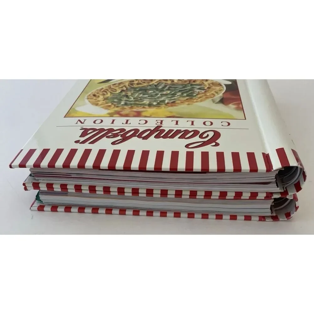 Campbells & Jell-O Collection: Lot of 2 Cookbooks-3 Cookbooks in 1- Spiral-bound